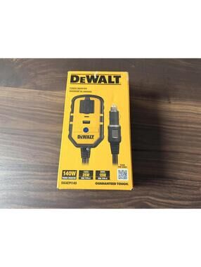 DEWALT DXAEPI140 140W Power Inverter Car Adapter USB-C USB-A 12V NEW